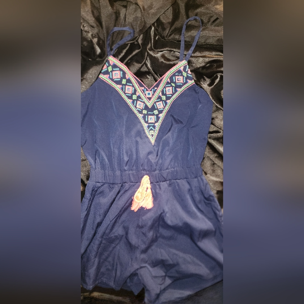Navy blue japna kids size 12 rompers